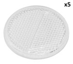 Reflector wit 60mm zelfklevend x5 stuks