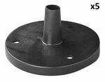 Afdichtingsrubber rond voor stekkerdoos smalle tule x5 stuks