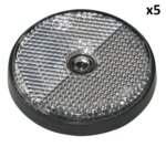 Reflector wit 60mm schroefbevestiging x5 stuks