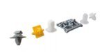 Bekleding clips assortiment Volvo 350 delige