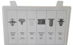 Bekleding clips assortiment Volvo 350 delige