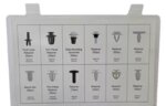 Bekleding clips assortiment Peugeot & Citroen 345-delige