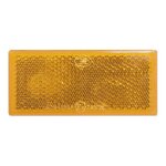 Reflector oranje 82x36mm zelfklevend x5 stuks