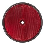 Reflector rood 80mm schroefbevestiging x10 stuks