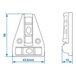 Waterpas pyramide x10 stuks