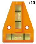 Waterpas pyramide x10 stuks