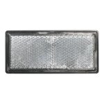 Reflector wit 85x39mm zelfklevend met grondplaat x10 stuks