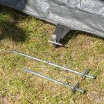 Rotspen 23cm metaal met aangelaste dwarspen x10 stuks