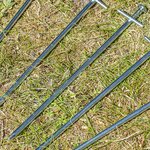 Rotspen 23cm metaal met aangelaste dwarspen x10 stuks