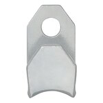 Haak schroefbaar metaal 37 x 25 x 3 mm x5 stuks