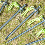 Rotspen 20 cm gegalvaniseerd staal met L-haak Heavy Duty x10 stuks
