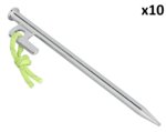 Rotspen 20 cm gegalvaniseerd staal met P-haak Heavy Duty x10 stuks