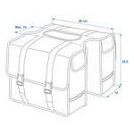 Fietstas dubbel 40L waterdicht