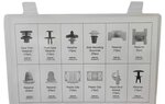 Bekleding clips assortiment Audi 160-delige