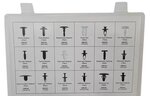 Bekleding clips assortiment Ford 415-delige
