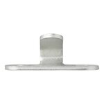 Touwhaak metaal 65x27mm gebogen x10 stuks