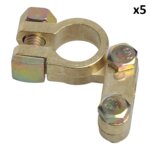 Accupoolklem (-) standaard x5 stuks