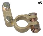 Accupoolklem (+) standaard x5 stuks