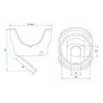 Stekkerhouder x10 stuks