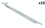 Tentharing 30cm metaal met haak x10 stuks