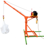 Bouwkraan 500kg 25m elektrisch 230V