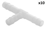 Slangtule T-stuk 8mm x10 stuks