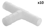 Slangtule T-stuk 12mm x10 stuks
