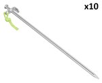 Rotspen 40 cm gegalvaniseerd staal met L-haak Heavy Duty x10 stuks