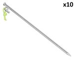 Rotspen 40 cm gegalvaniseerd staal met P-haak Heavy Duty x10 stuks
