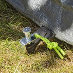 Rotspen 40 cm gegalvaniseerd staal met P-haak Heavy Duty x10 stuks