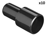 Afvoerbuis overgangsstuk dia 28 mm naar dia 19 mm PE zwart x5 stuks