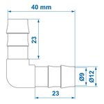 Slangtule haaks 12mm x10 stuks