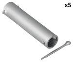 As voor neuswiel 60 mm x5 stuks