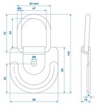 Sjoroog 89 x 85 mm x10 stuks