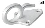 Touwhaak metaal met oog 70 x 40 mm x5 stuks