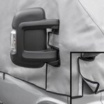 Raamafdekking grijs voor Fiat Ducato X250 vanaf 06-2006 - 2014