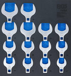 Kraaienpootsleutelset 12,5 mm (1/2) 14-dlg