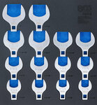 Kraaienpootsleutelset 12,5 mm (1/2) inches 14-dlg