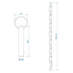 Grendelpen met ketting