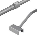 Afdekzeilbeugel metaal uitschuifbaar 100-155cm voor aanhangerzeil