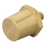 Accupolen set (+) en (-) messing schroefbaar M6