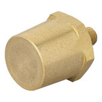 Accupolen set (+) en (-) messing schroefbaar M6