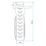 Muurbeugel voor 1 fiets - set van 2 stuks