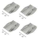 Stabilisatievoeten met veer - set van 4 stuks