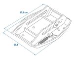Stabilisatievoeten met veer - set van 4 stuks