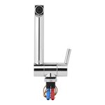 Mengkraan Trend A 12V diameter 27 mm rechte uitloop chroom x5 stuks