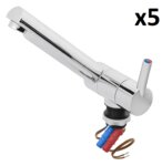 Mengkraan Trend A 12V diameter 27 mm rechte uitloop chroom x5 stuks