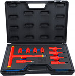 Bgs Technic VDE-dopsleutelbitset aandrijving binnenvierkant (3/8) (1/2) binnenzeskant 4-10 mm 10-dlg