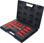 Bgs Technic VDE-dopsleutelbitset aandrijving binnenvierkant (3/8) (1/2) binnenzeskant 4-10 mm 10-dlg