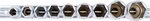 Bgs Technic Dopsleutelset zeskant, diep 12,5 mm (1/2) 10 - 24 mm 9-delig
